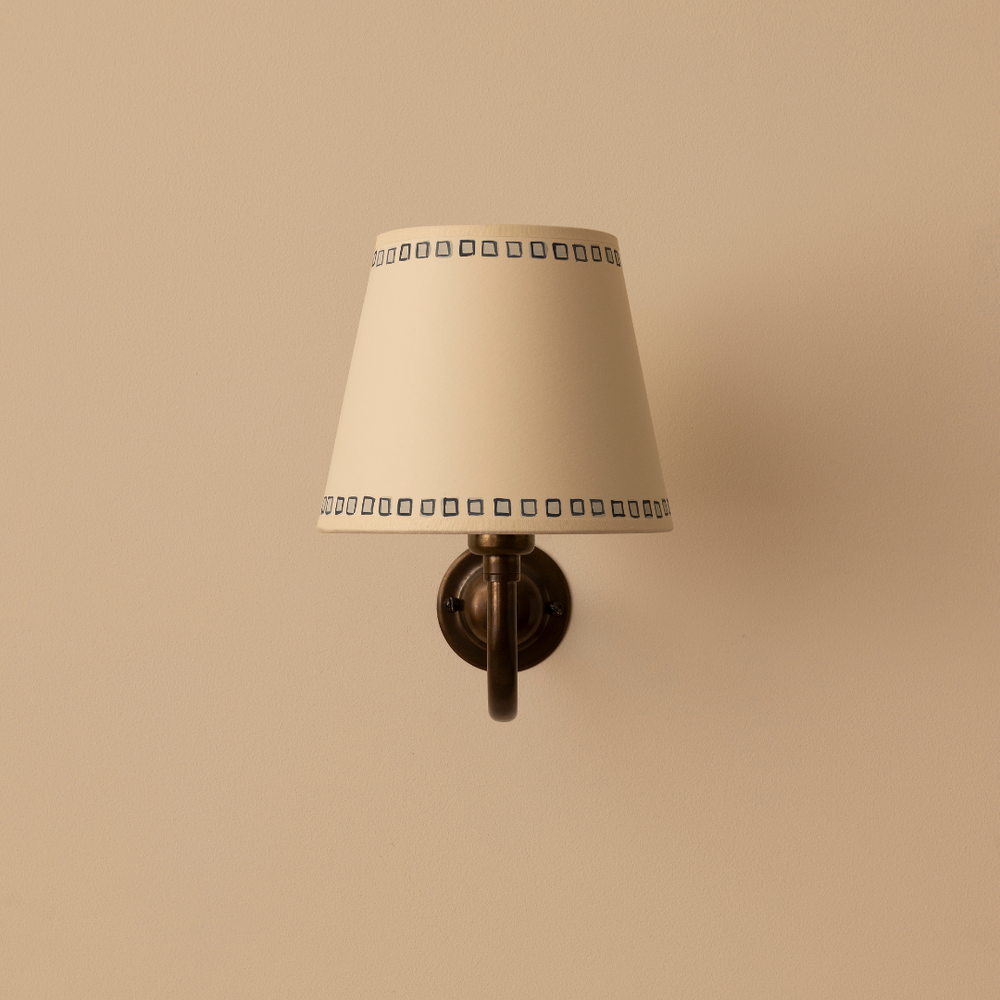 Blue Gemstone Trim Lampshade