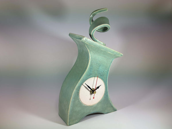 Cornish Copper Ceramic Clock