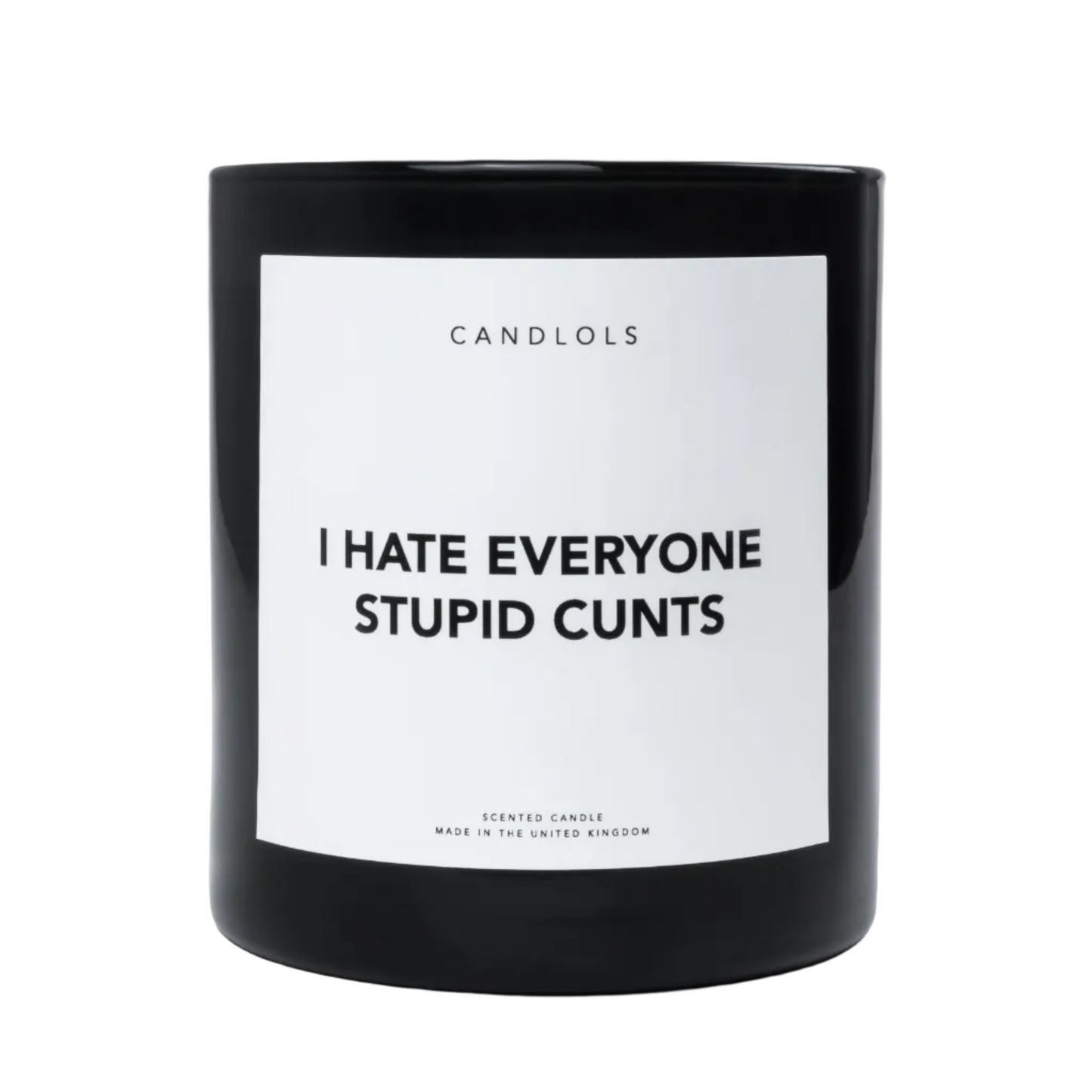 I Hate Everyone Stupid Cunts, Luxury Scented Candle