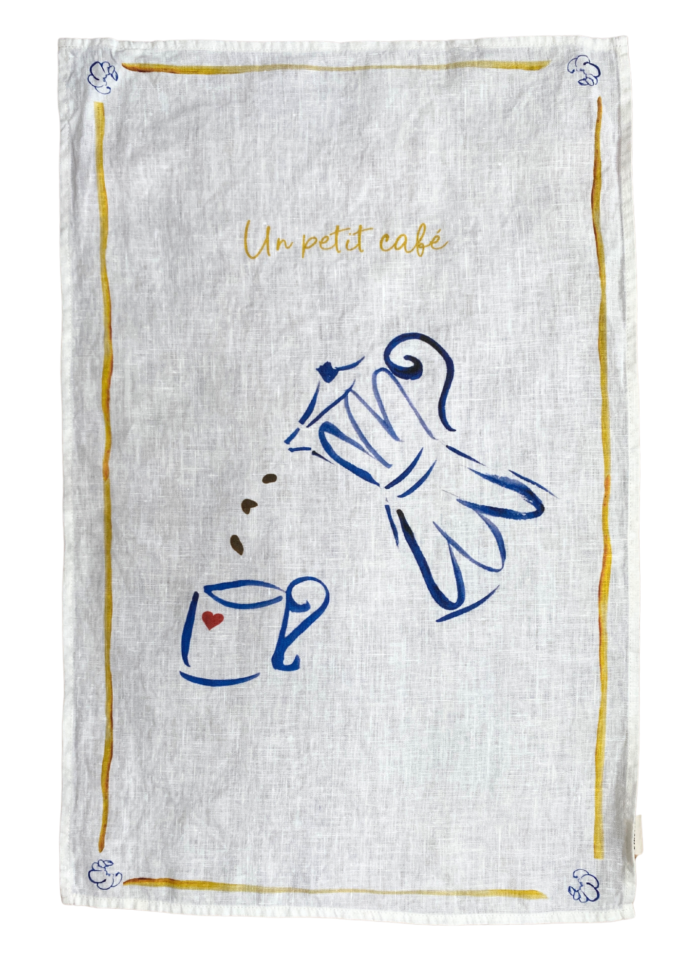 Un Petit Café - Linen Teatowel