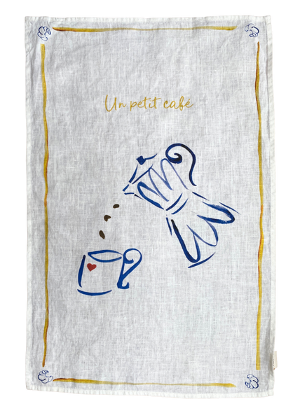 Un Petit Café - Linen Teatowel