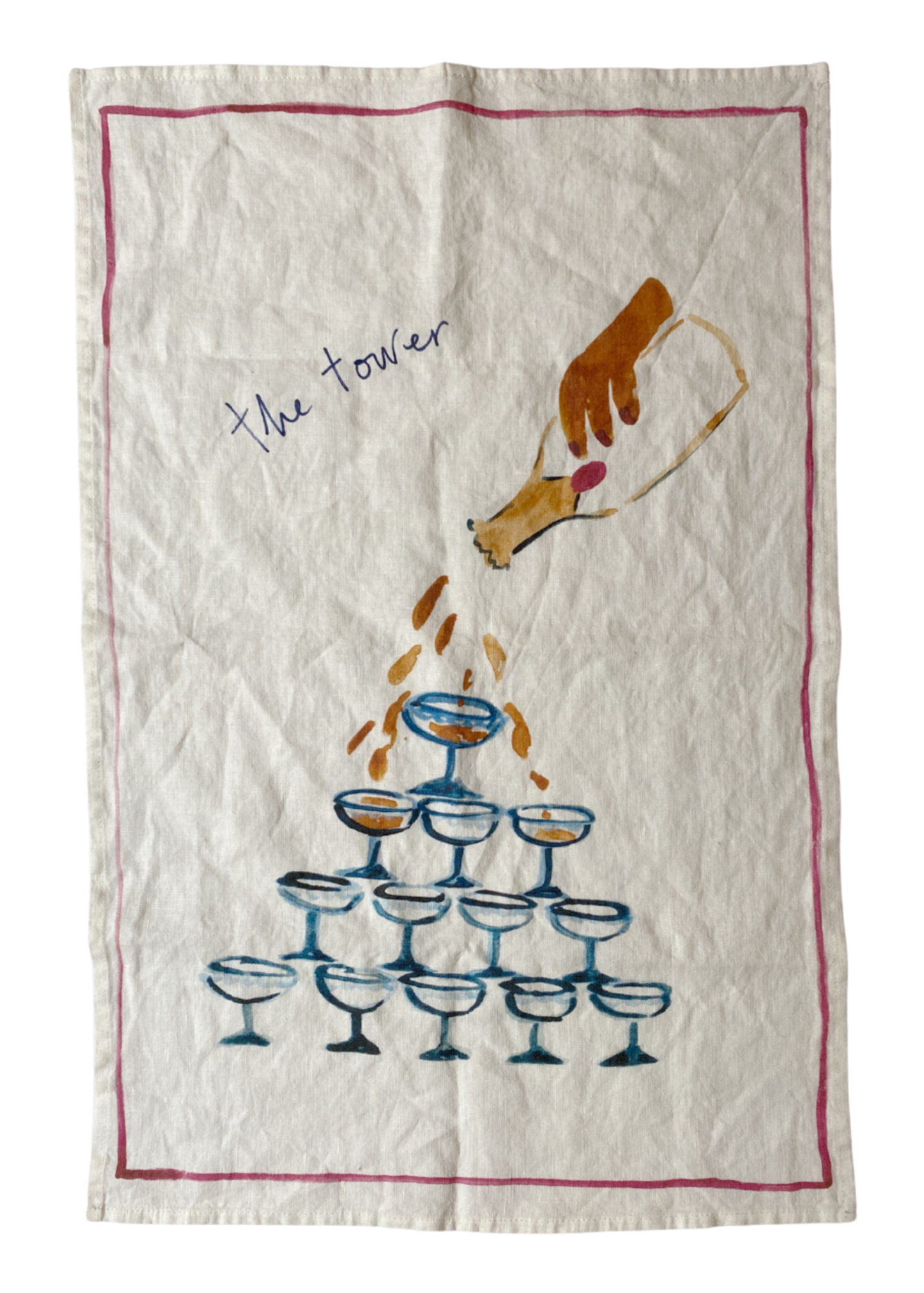 The Tower - Linen Teatowel