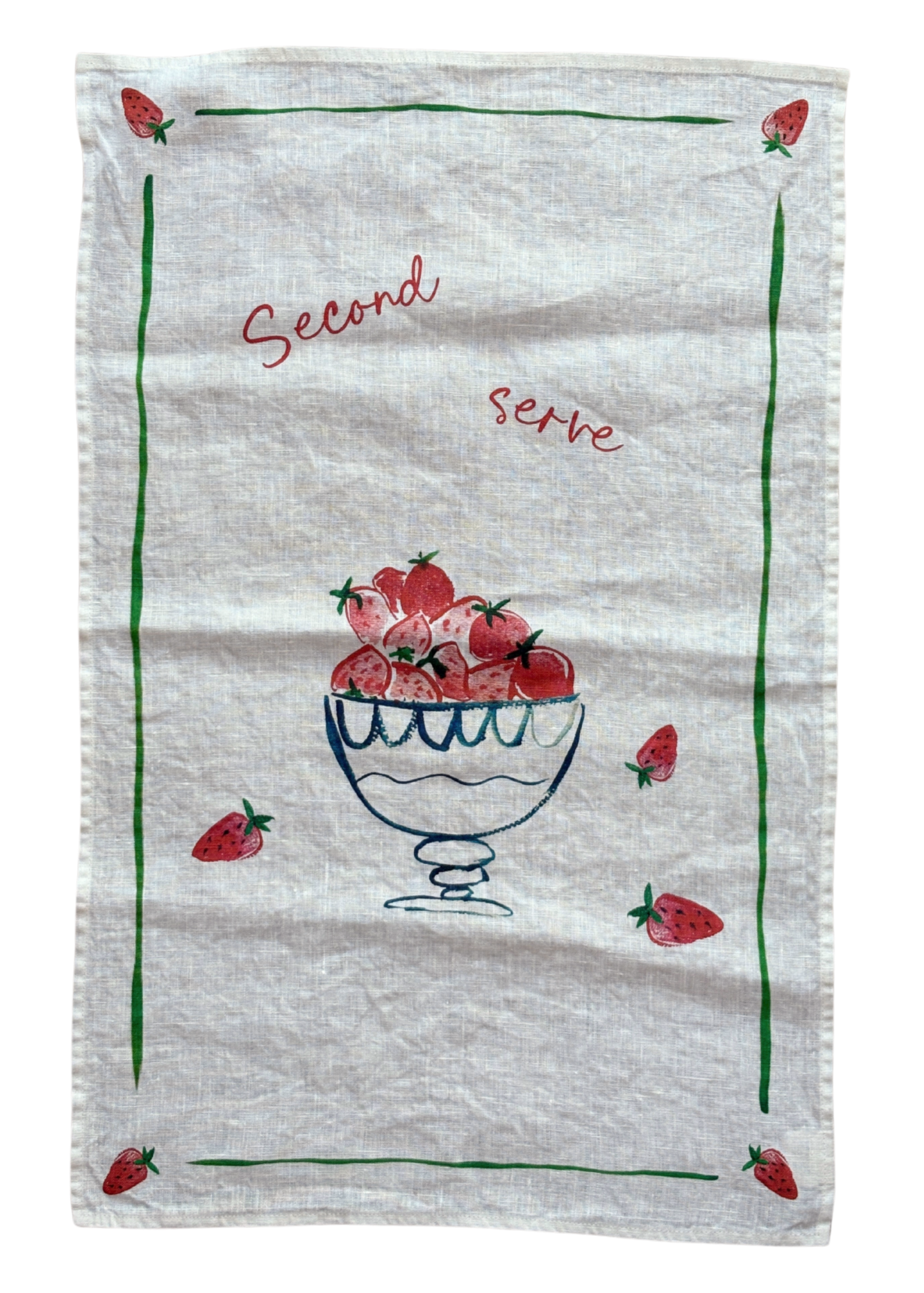 Second Serve - Tennis Linen Teatowel