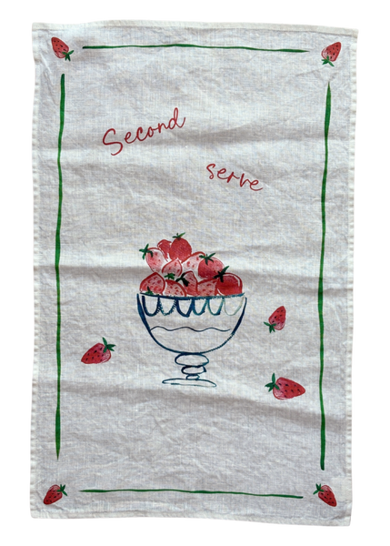 Second Serve - Tennis Linen Teatowel
