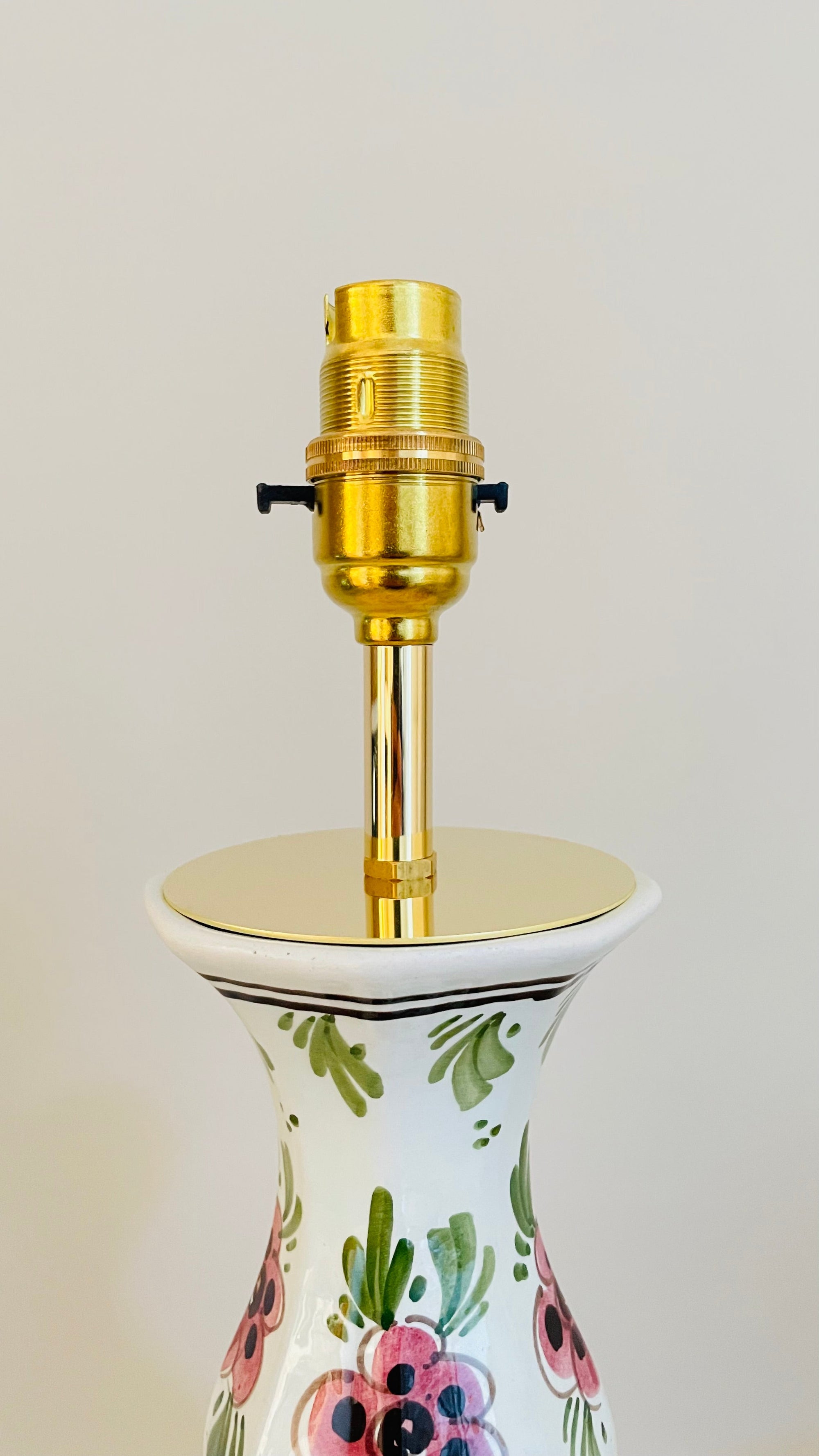 Antique Delft Lamp