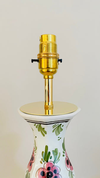 Antique Delft Lamp