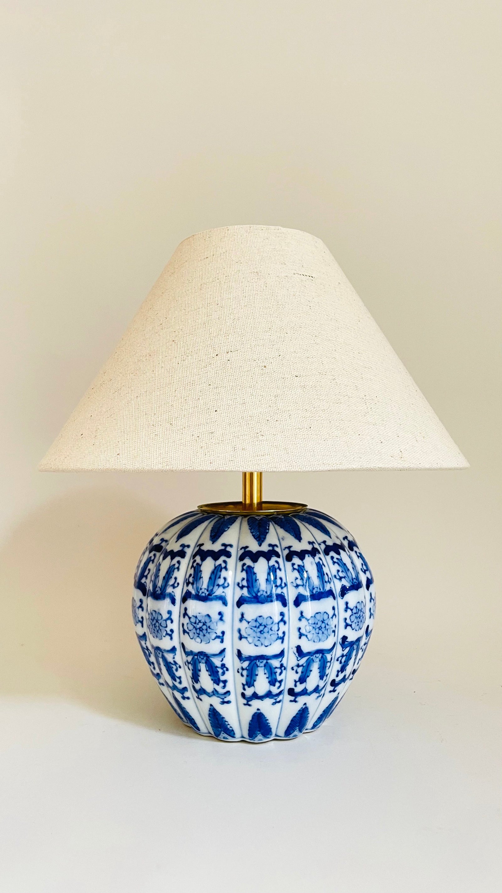 Antique Mini Pumpkin Lamp