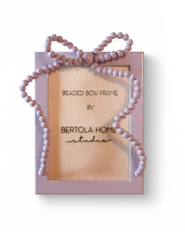 Beaded Bow Frame