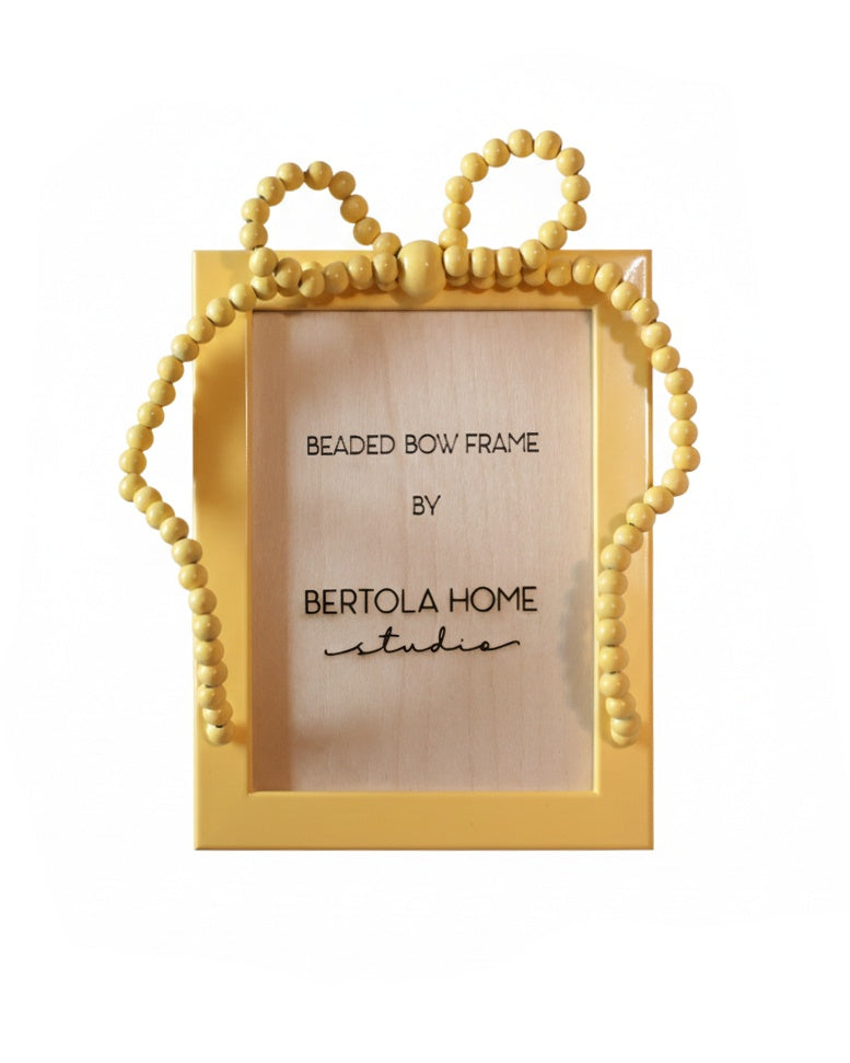 Beaded Bow Frame