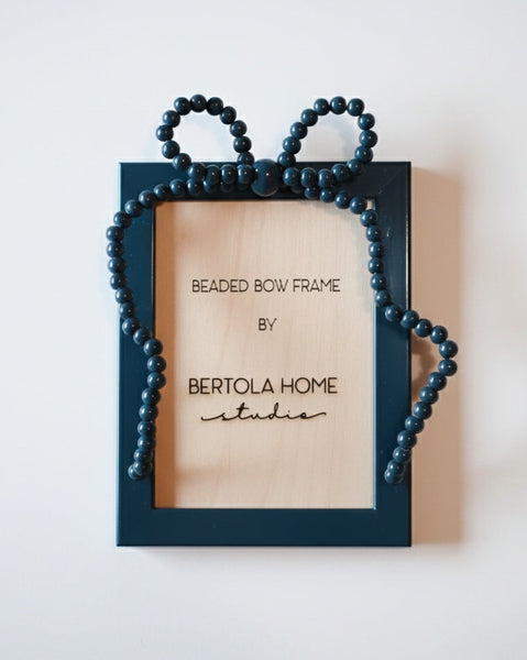 Beaded Bow Frame
