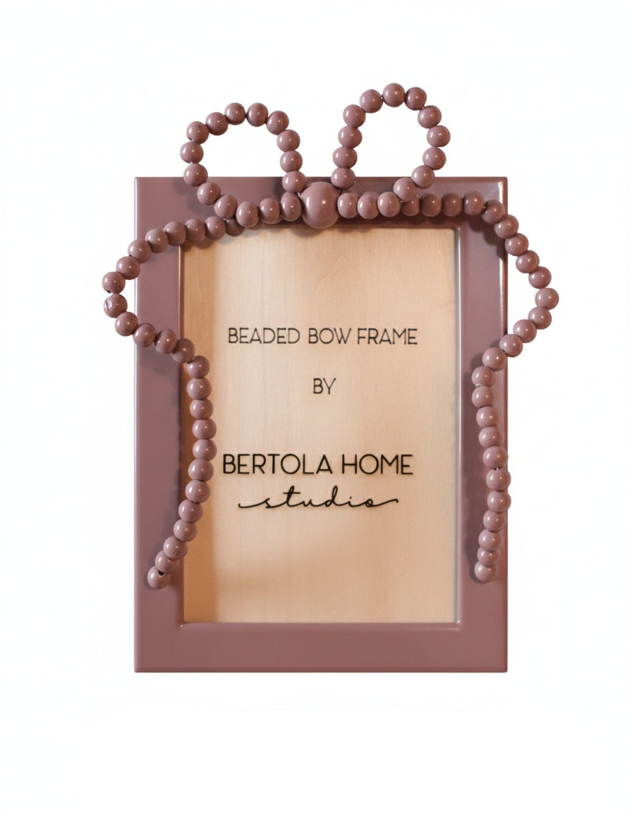 Beaded Bow Frame
