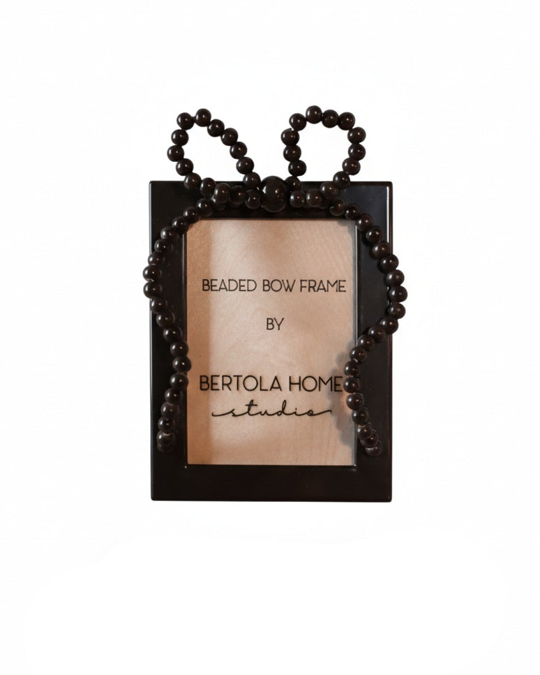 Beaded Bow Frame