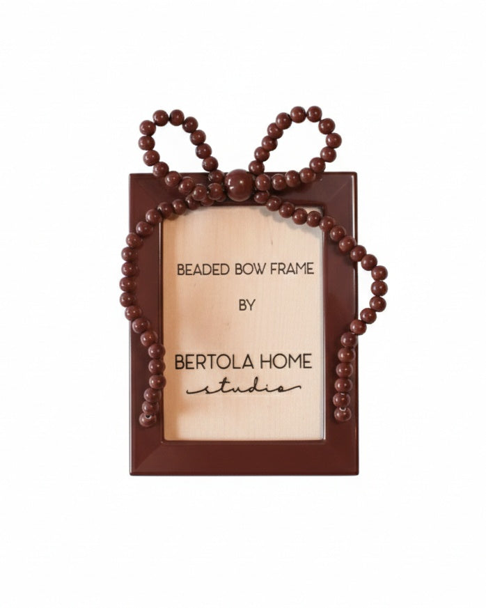 Beaded Bow Frame