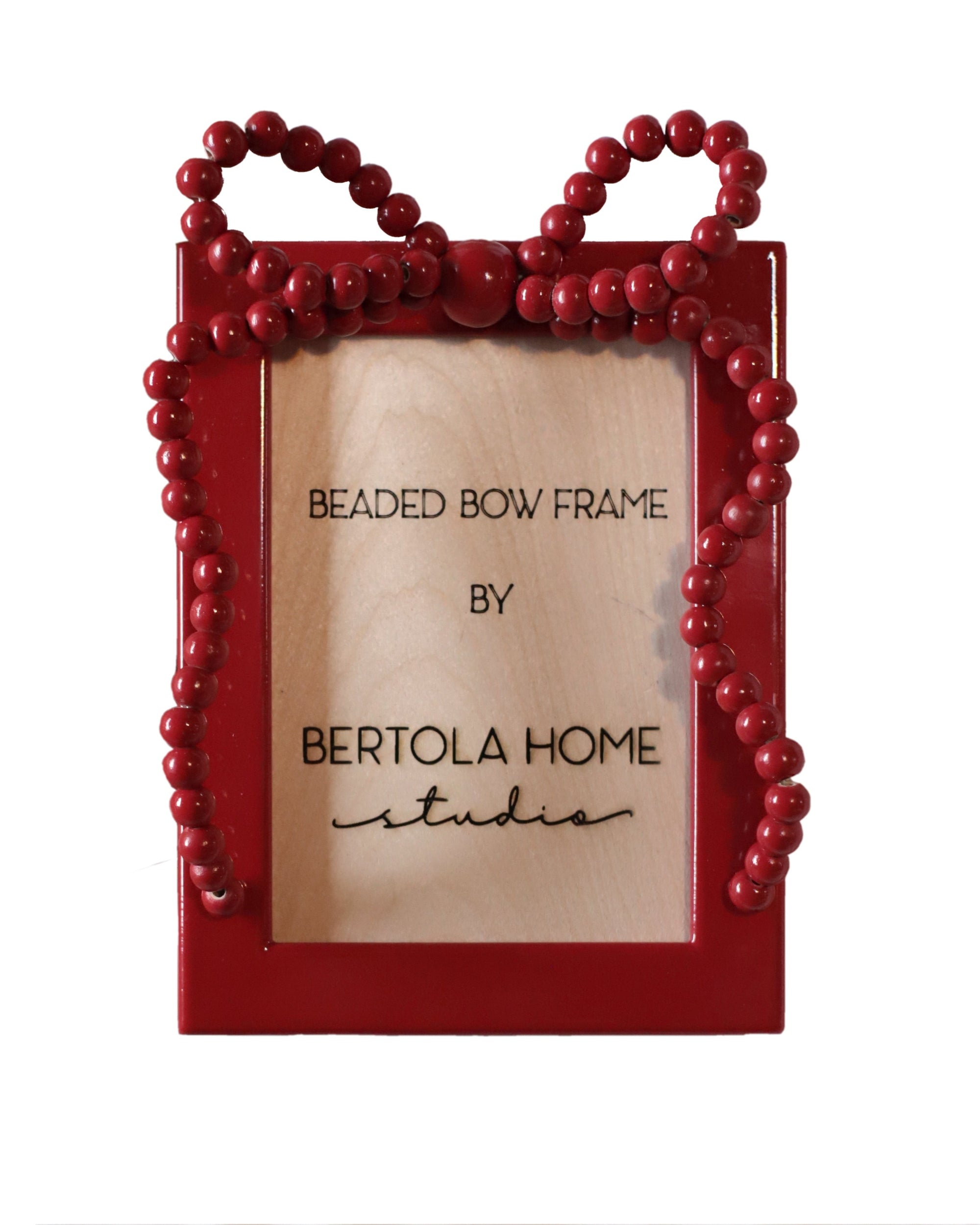 Beaded Bow Frame