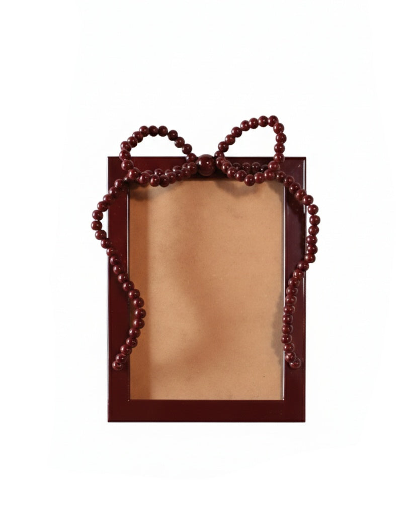 Beaded Bow Frame