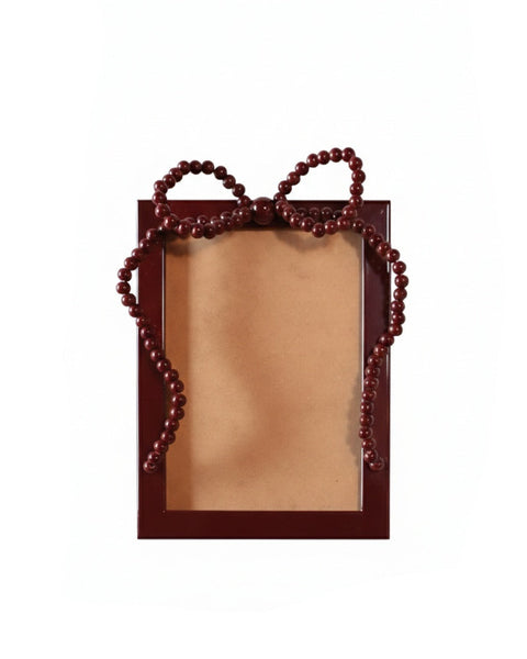Beaded Bow Frame