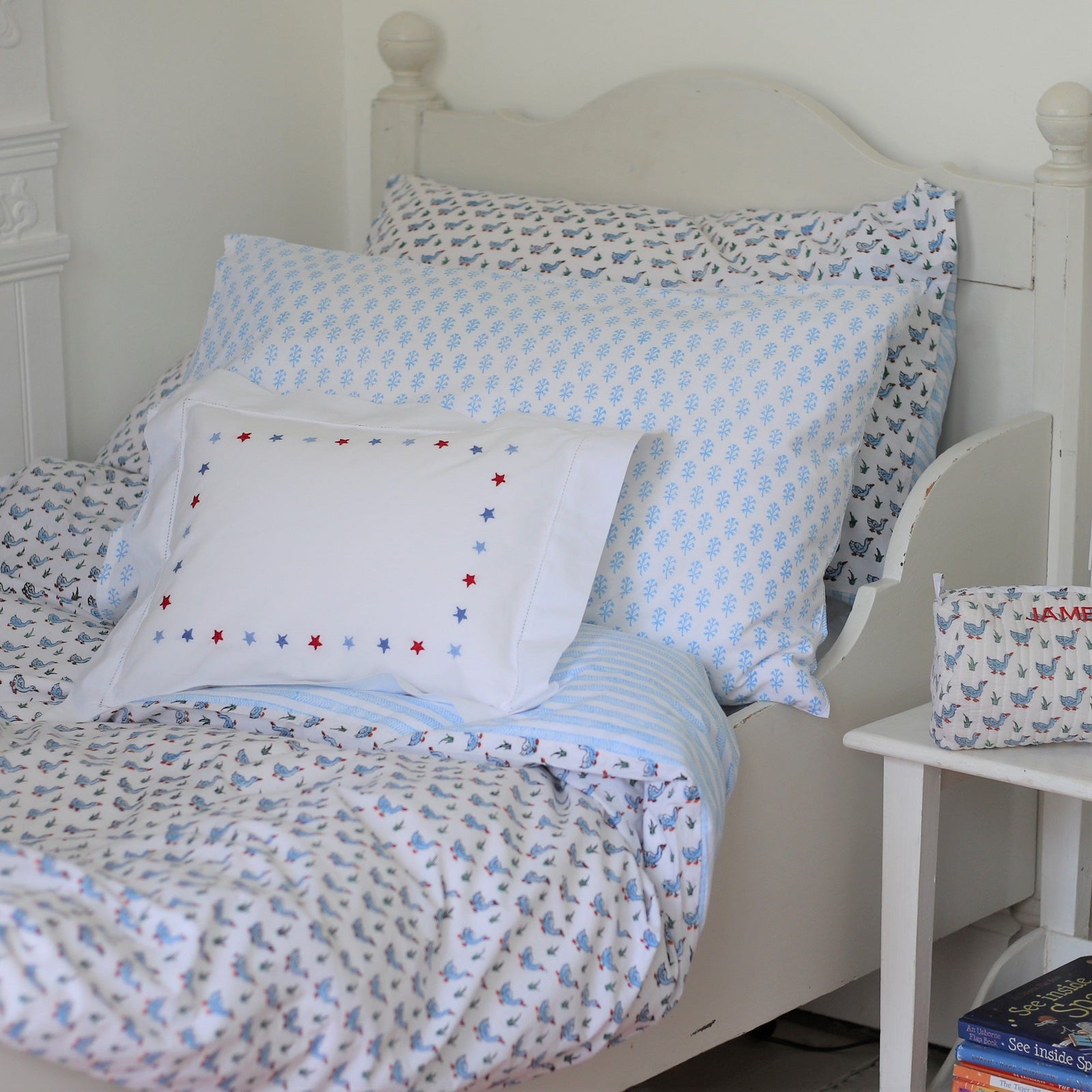 Blue Duck Duvet Cover