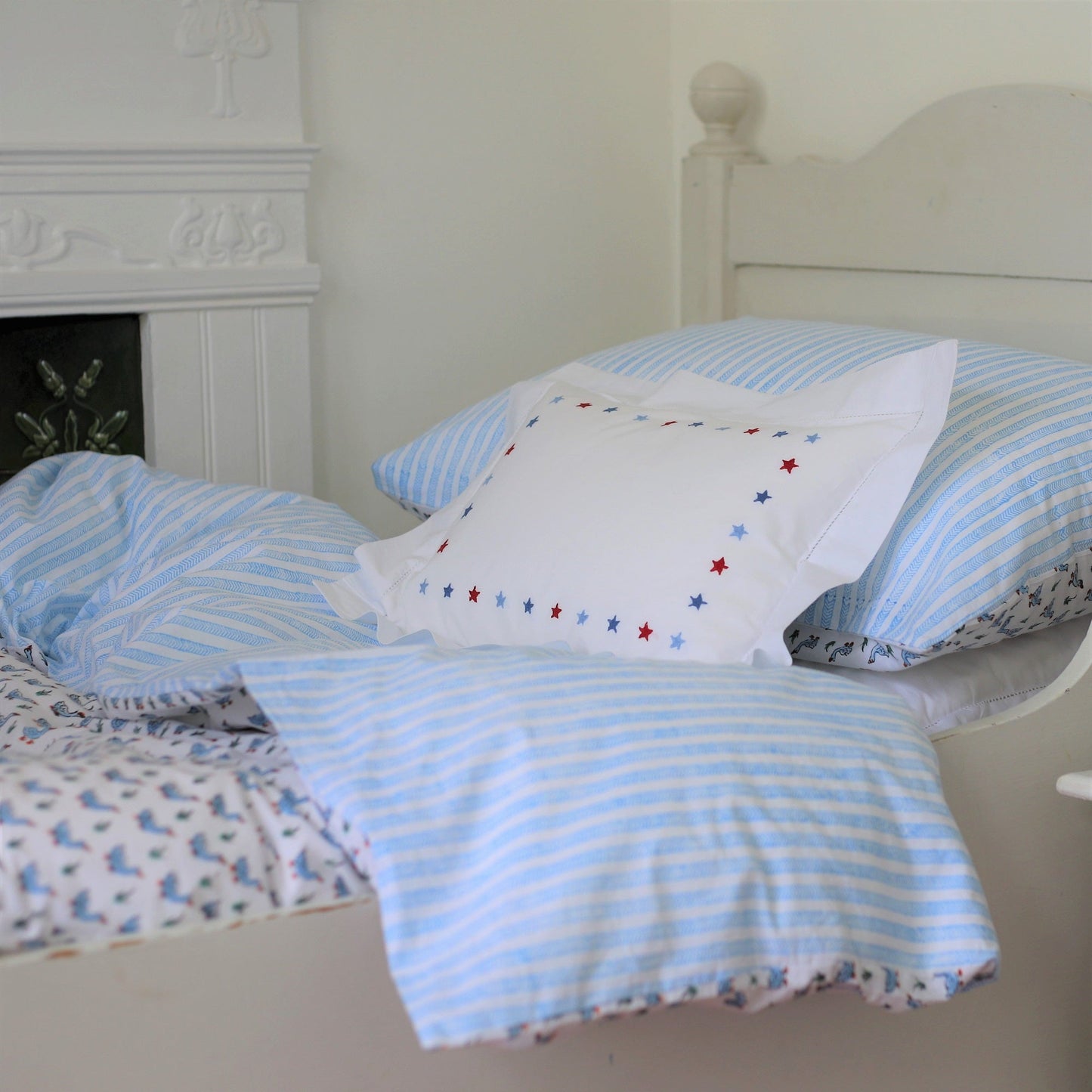 Blue Duck Duvet Cover
