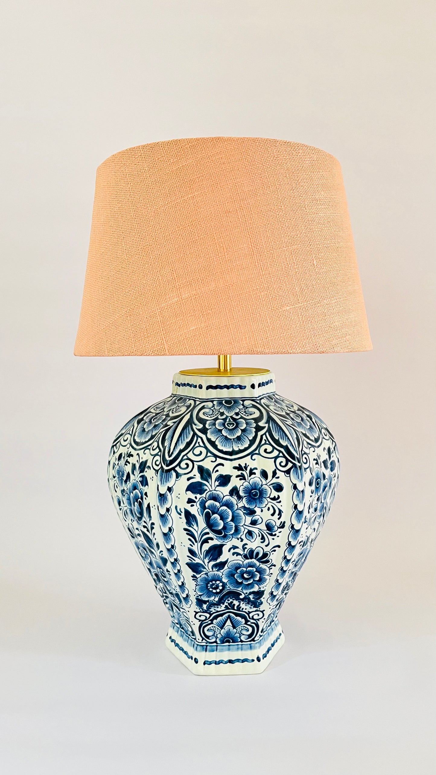 Antique Delft Lamp