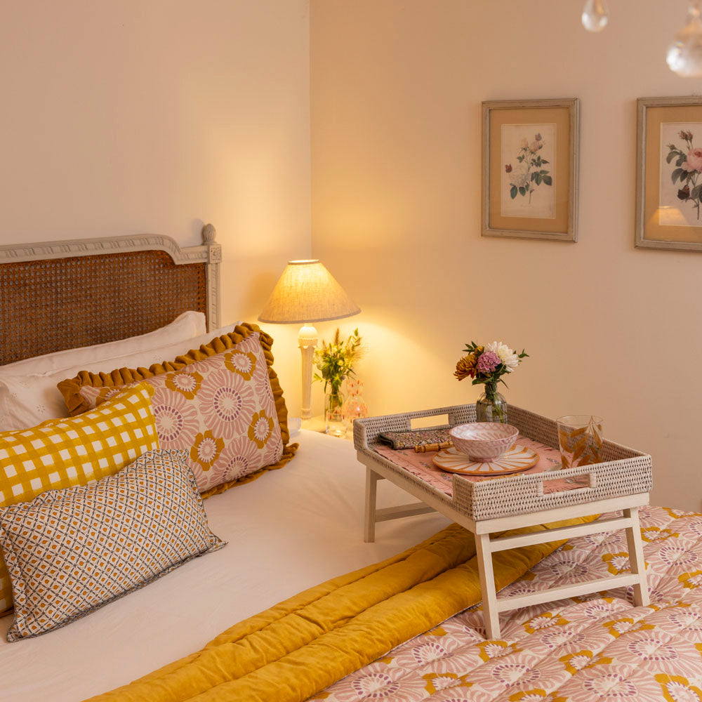 Velvet Pop Floral Quilt