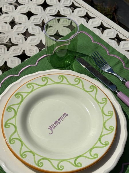 The Daphne Murano Tumbler in Green, Set of Four