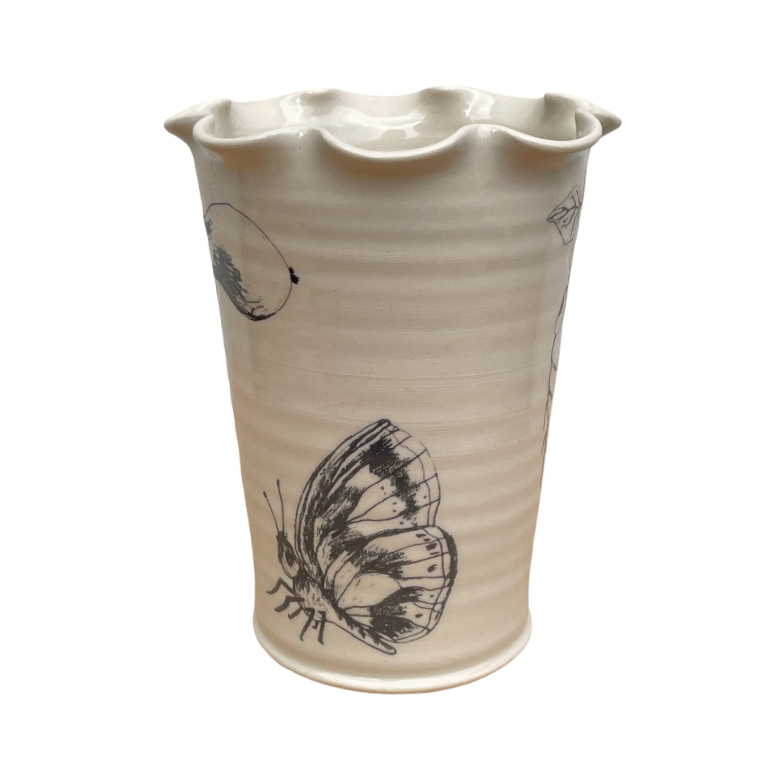 Frilly Garden Vase - Small