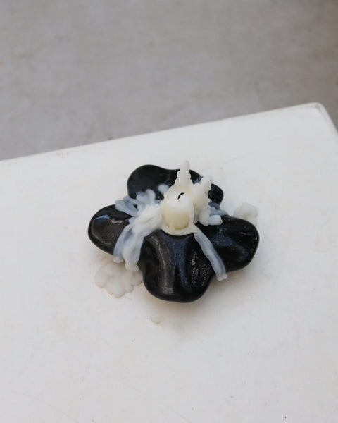 Pansies - Single Candle Holder