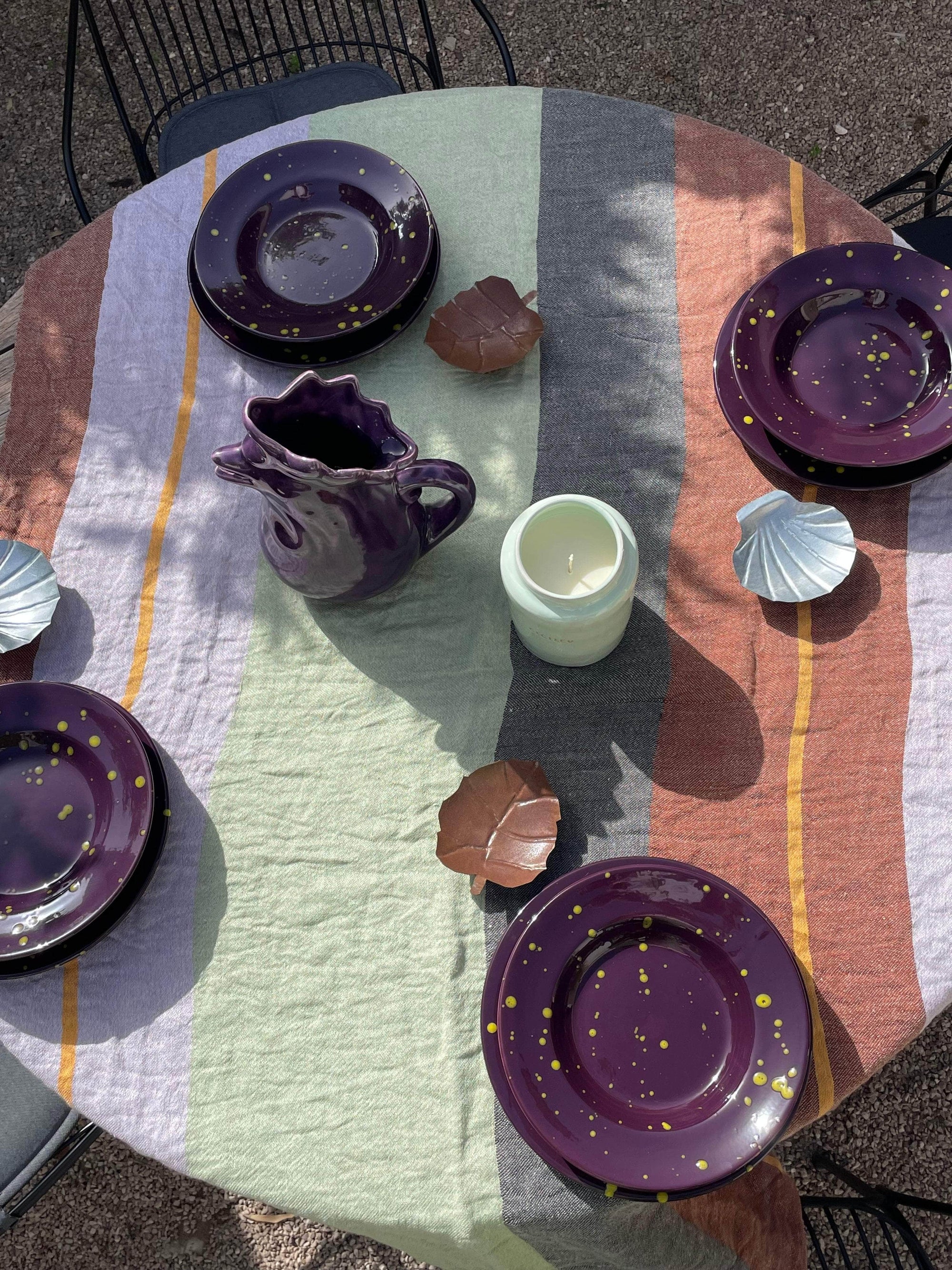 Small Hand-wrought Aluminium Shell Bowl