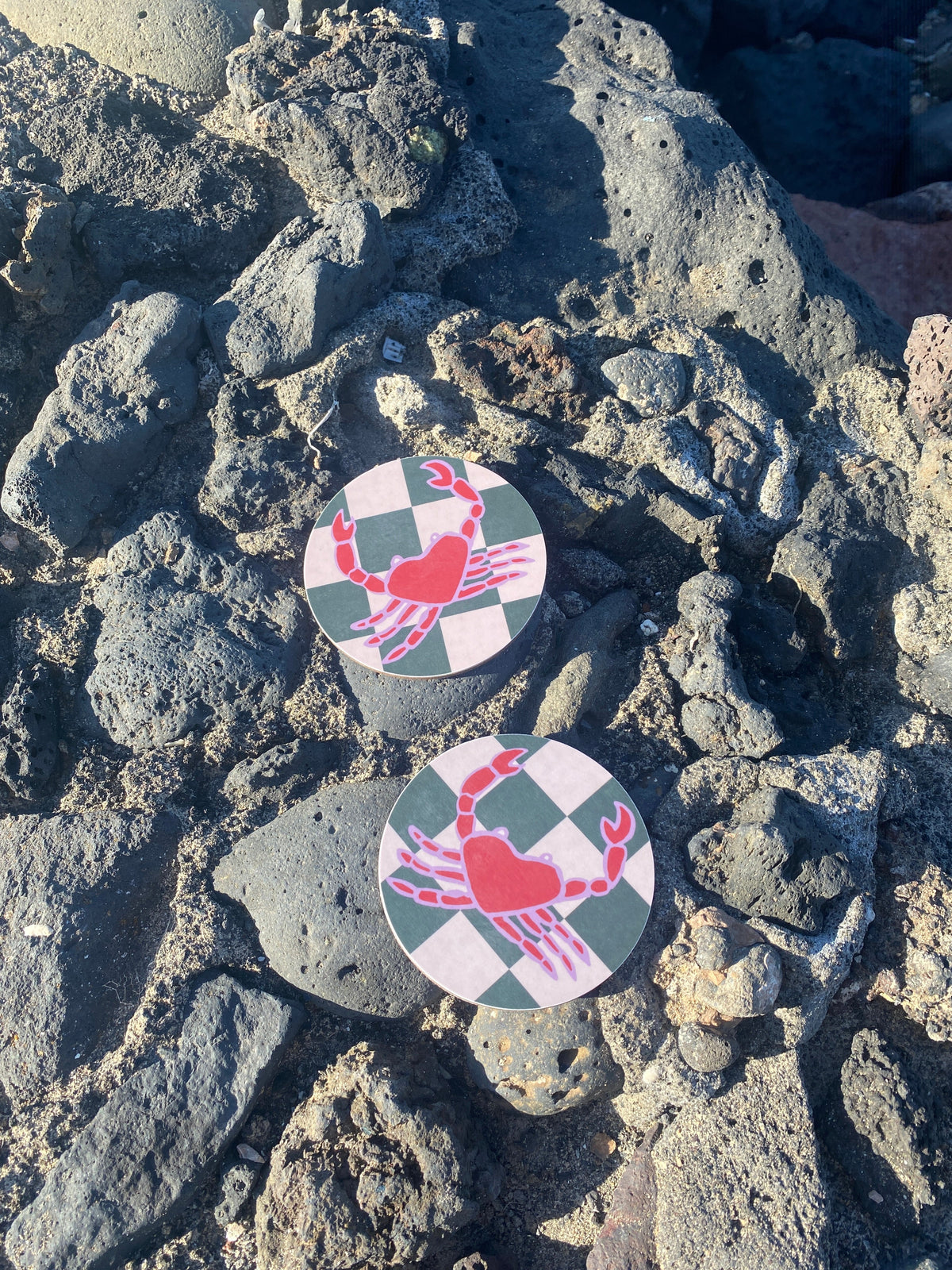 Set of 4 Crab Coasters