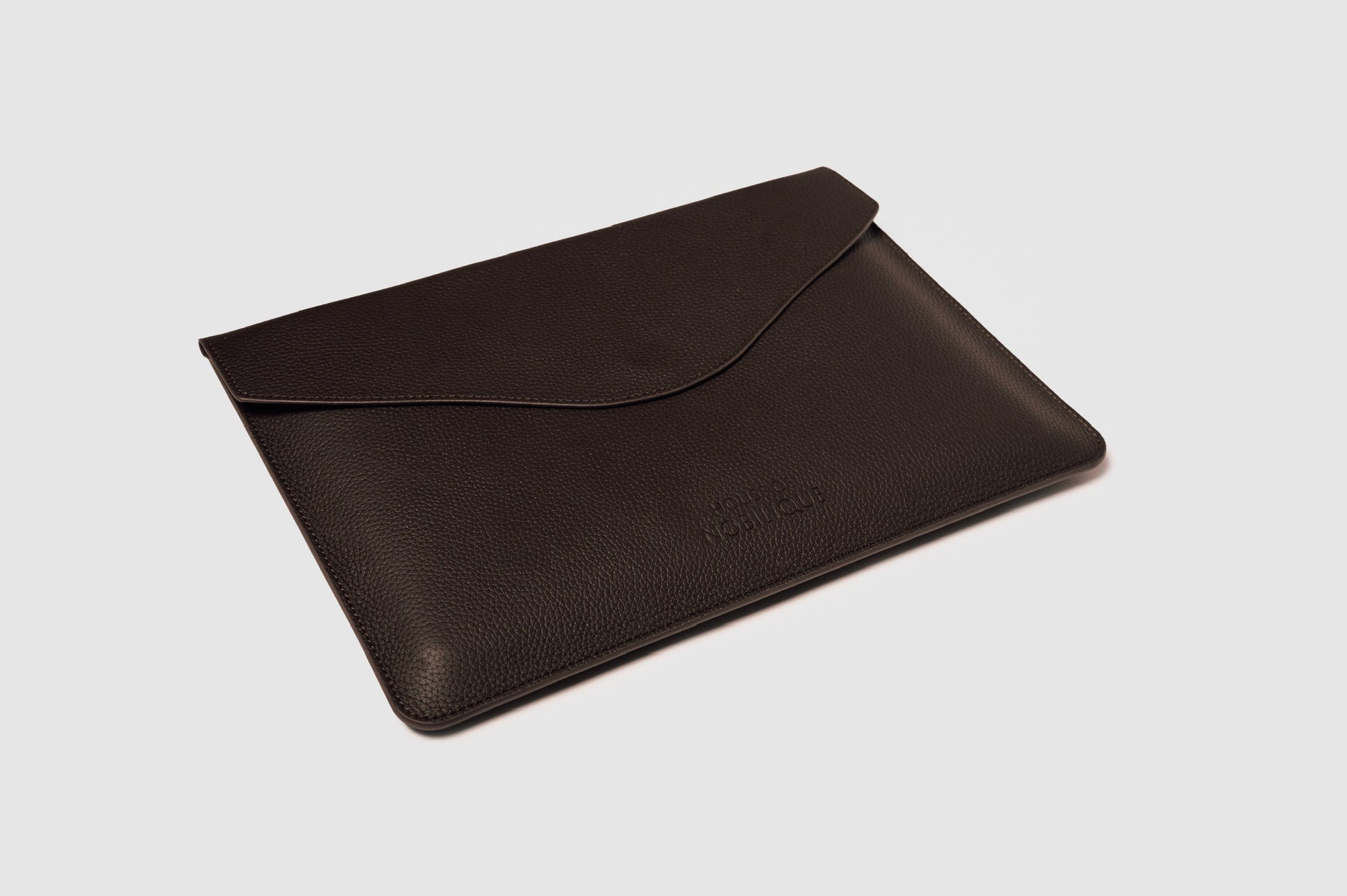 The Leather Envelope Sleeve Brown