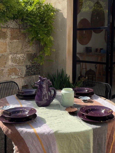 Hand Splatter Terracotta Dessert Plate