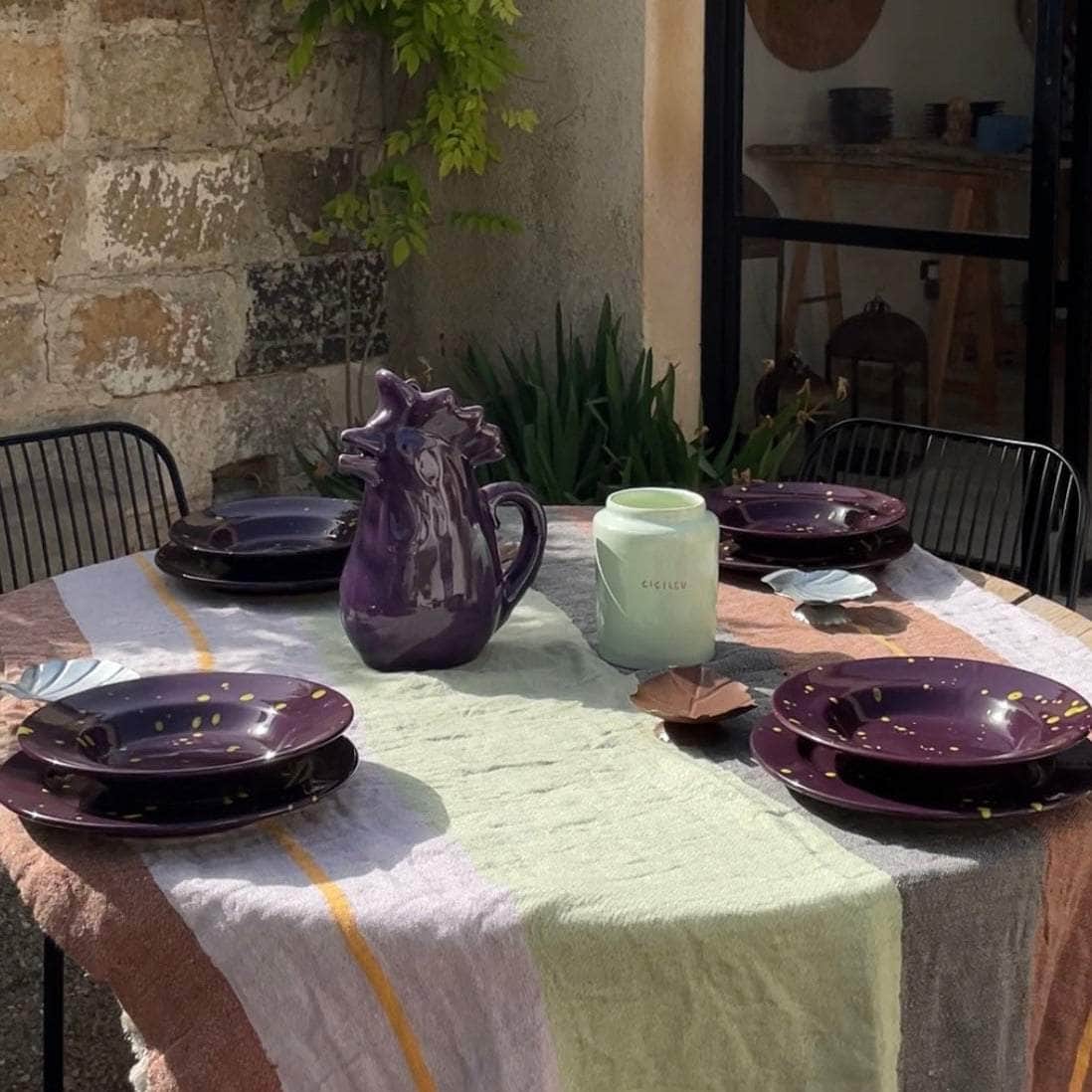 Ceramic Honey Almond Soy Wax Candle