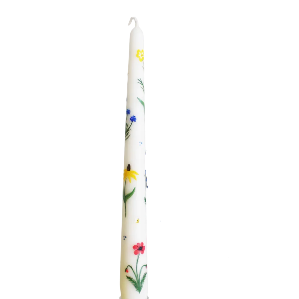 Rainbow Wild Flowers Candle