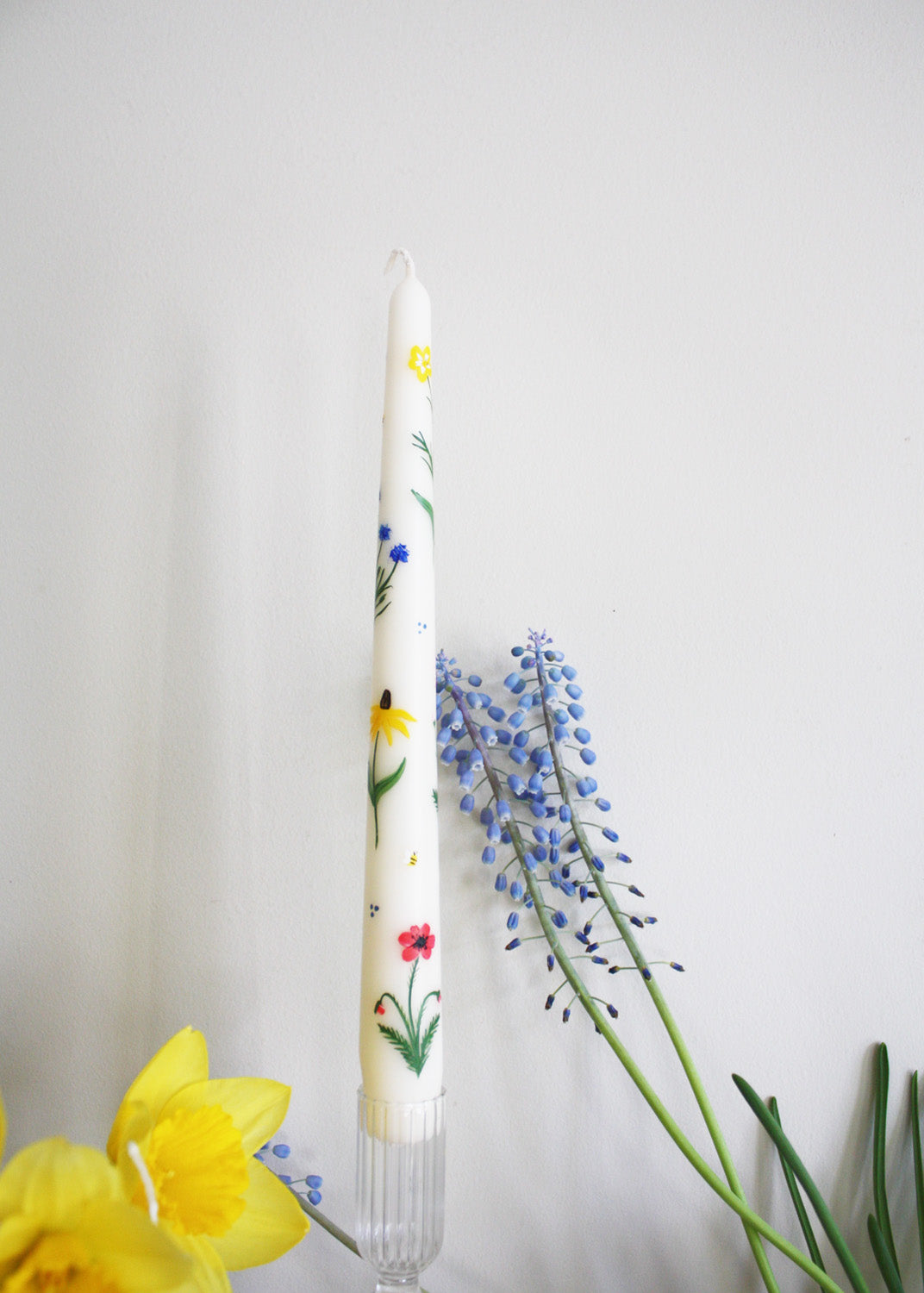Rainbow Wild Flowers Candle