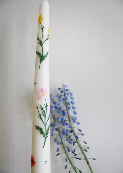 Rainbow Wild Flowers Candle