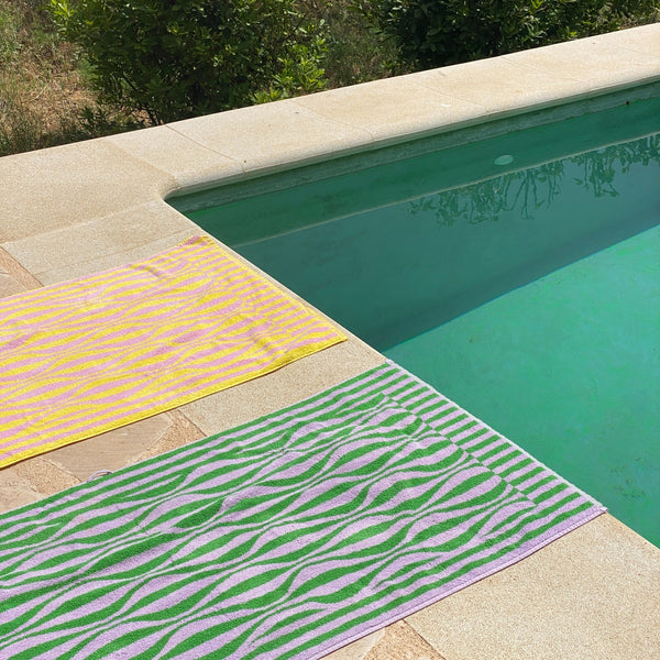 Henny Towel - Rhubarb & Custard - Two sizes