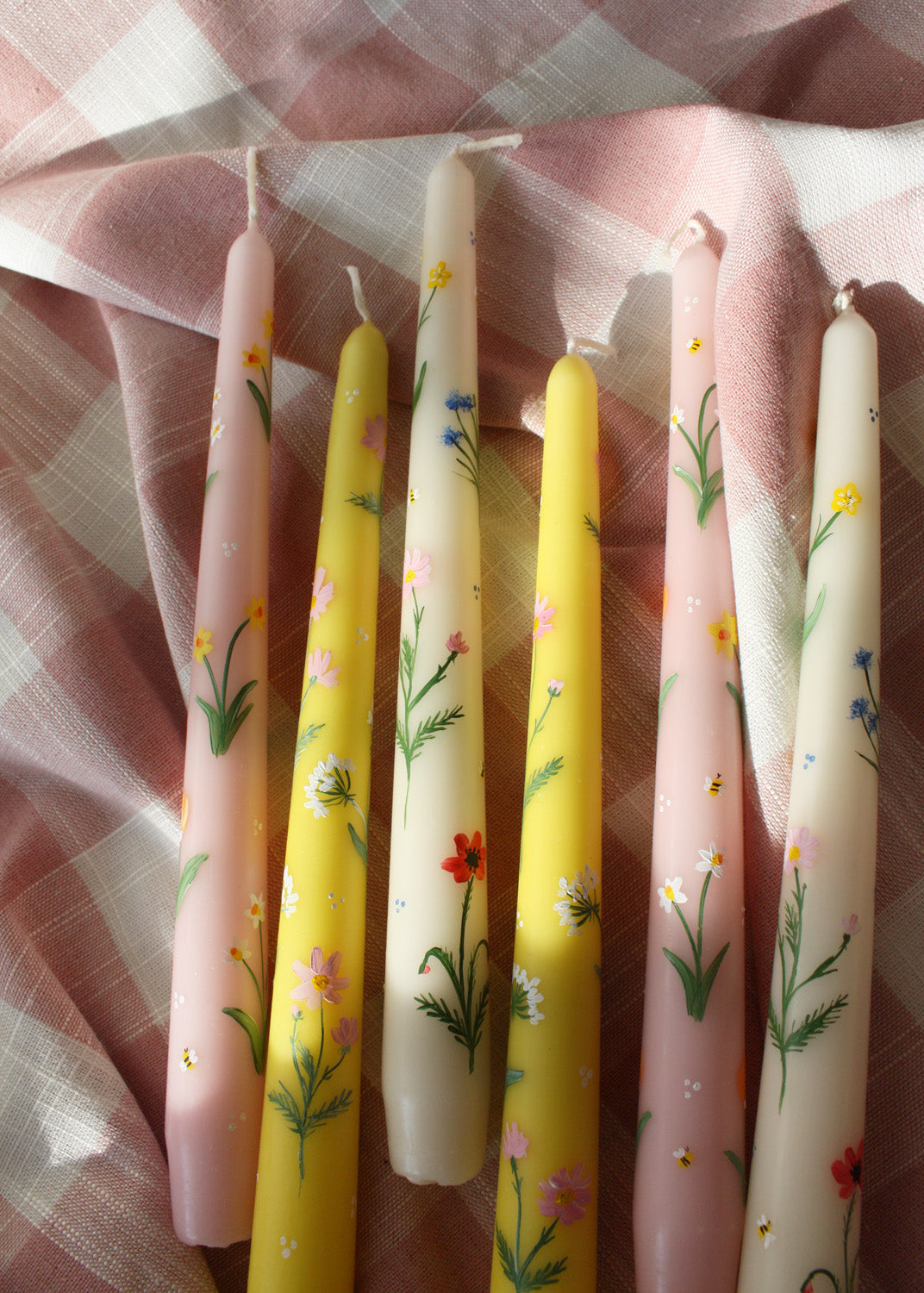 Rainbow Wild Flowers Candle