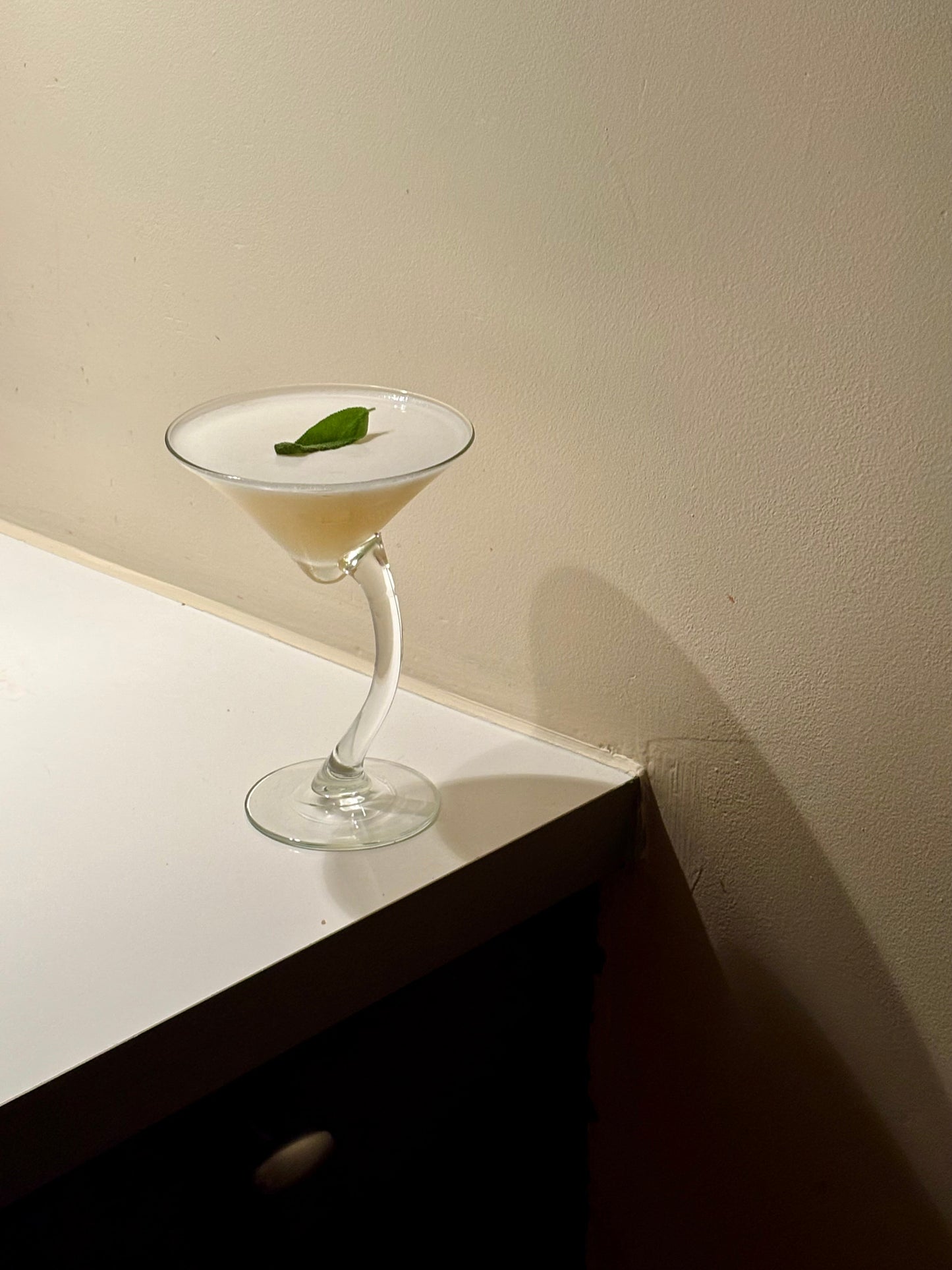 Two Curved Cocktailglasses