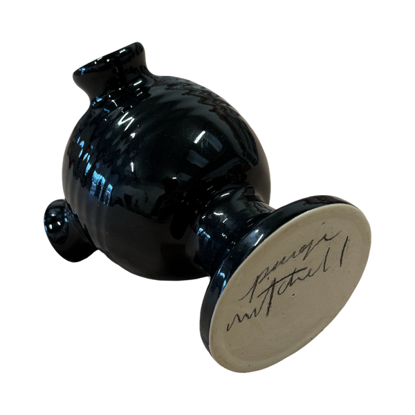 Stoneware Tulipiere - Glossy Black