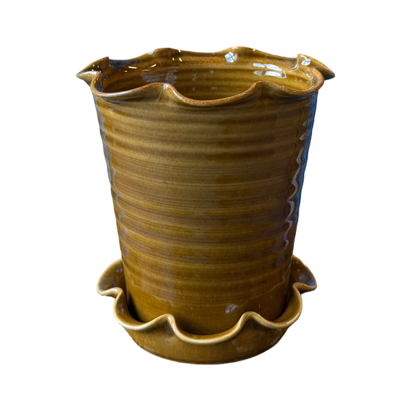 Frilly Pot - Honey