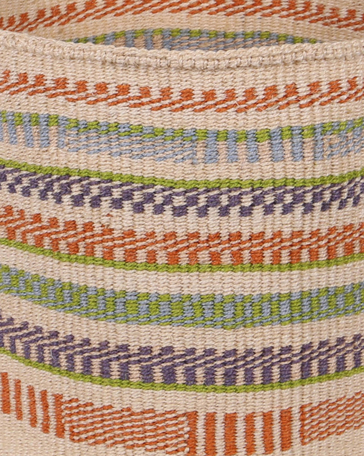 NDIMU:  Blue, Orange and Green Sisal Basket