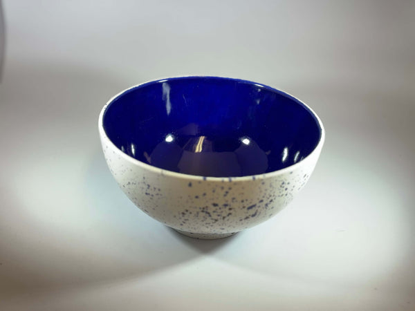 Ceramic Fruit Bowl Royal Blue glaze