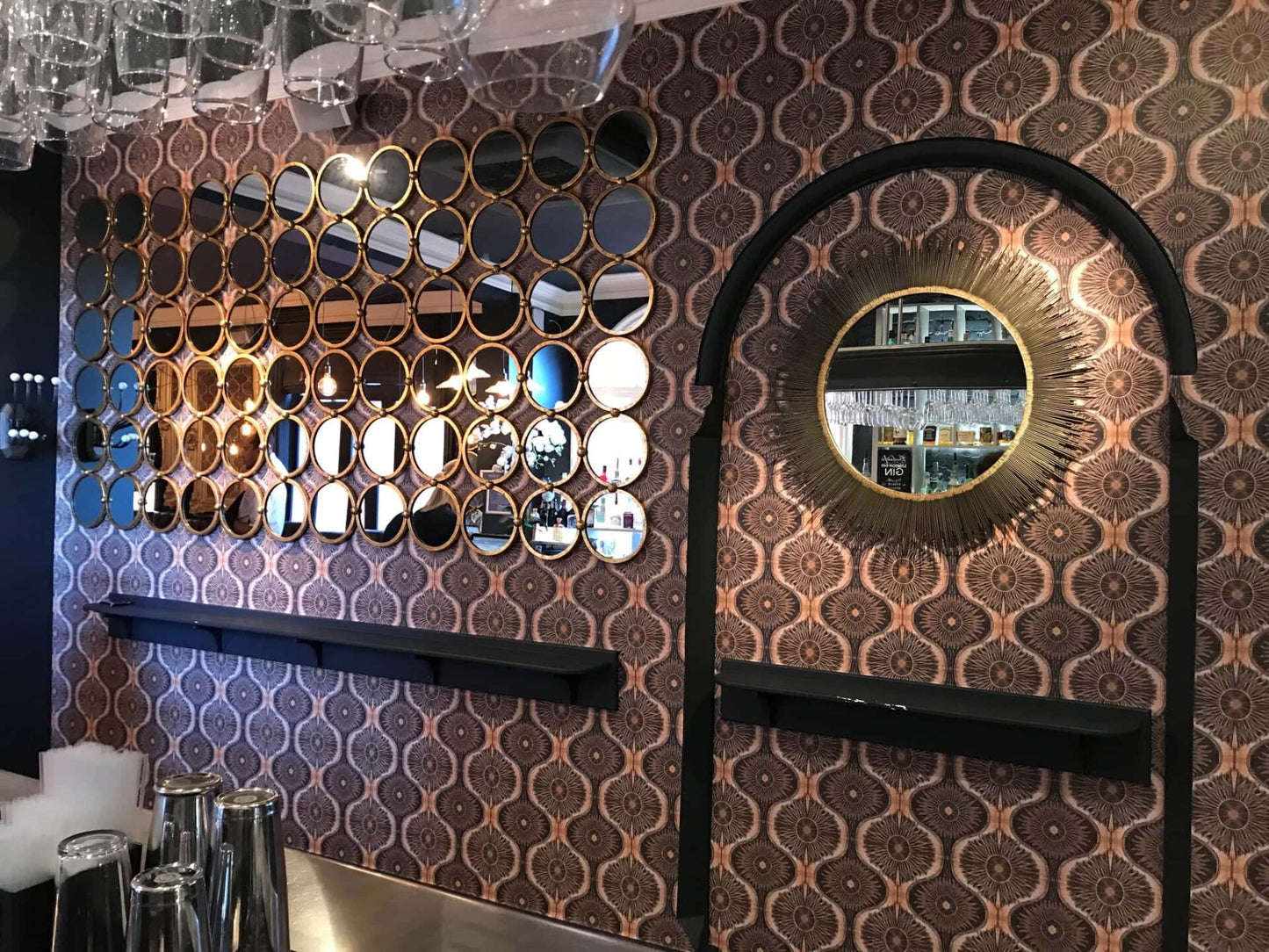 Bibana Gold Wallpaper
