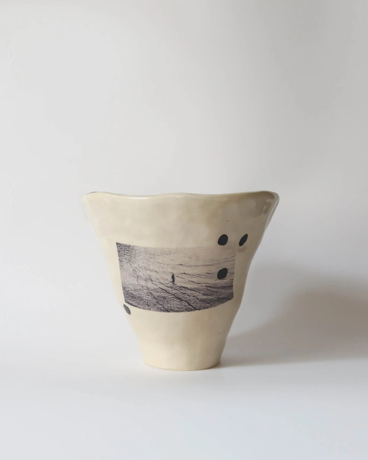 Black and White Photo Vase - La Ciotat