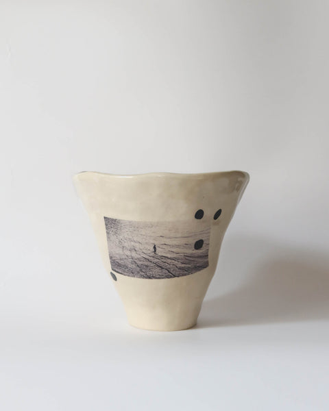 Black and White Photo Vase - La Ciotat