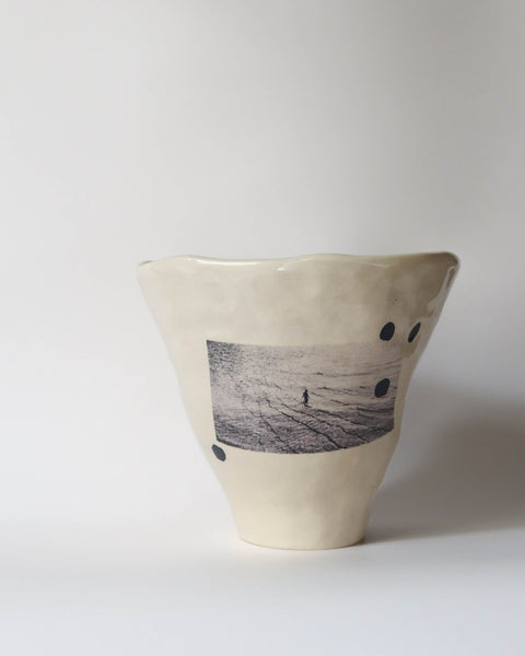 Black and White Photo Vase - La Ciotat