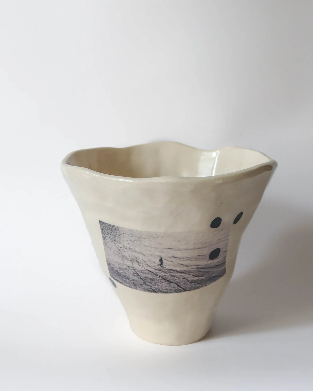 Black and White Photo Vase - La Ciotat