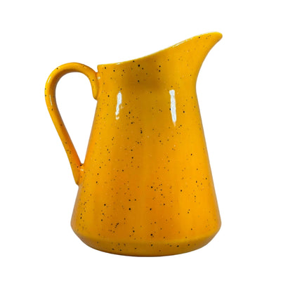 Milk Jug Speckled Yellow