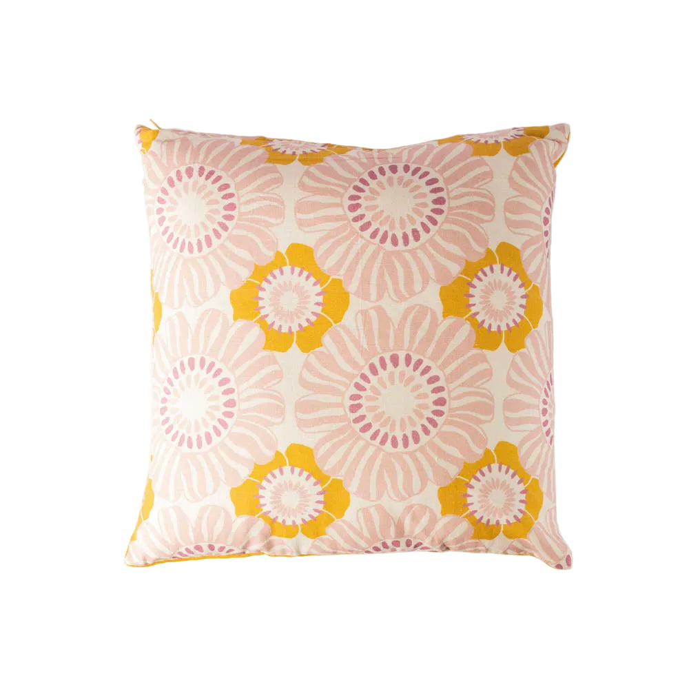 Pop floral cushion