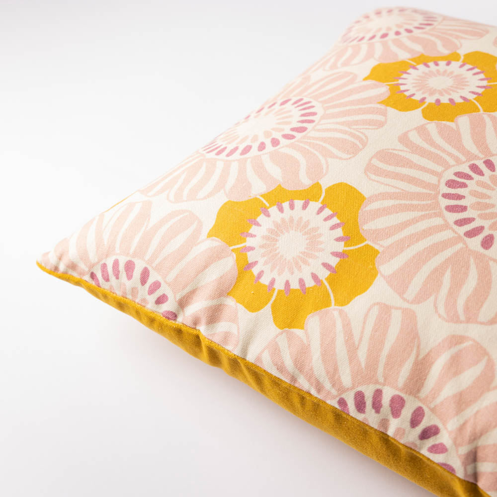 Pop floral cushion